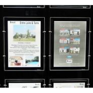 Porte-affiche LED Mega - 6000 lumens - Formats A4 et A3 - Gravure personnalisée_5