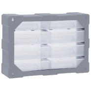 Vidaxl organisateur multi-tiroirs avec 8 grands tiroirs 52x16x37 cm 149600_5