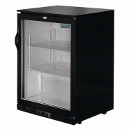 Arrière-bar une porte pivotante Série G noir 138L GL001 Polar_5