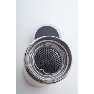 Thermos avec thermomètre tactile LED - double paroi en inox et bambou - 500 ml avec infuseur à thé_5