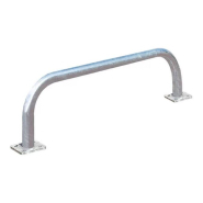 Arceau de parking Ø60 mm sur platines - 3 longueurs disponibles - acier renforcé - Hauteur 1000 mm_5