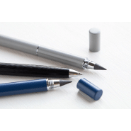 Stylo sans encre - Stylo à bille 2 en 1 en métal - Avec boîte cadeau noire_5