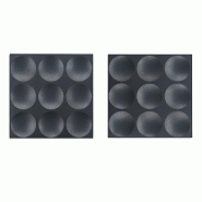 Crépière 9pcs - américain - ø7.5cm l305 7540.0035 COMBISTEEL_5