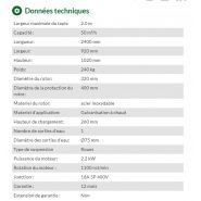 W-2000 - Centrifugeuse industrielle Protima - 50 m²/h - Compacte avec rotor inox sans soudure_5