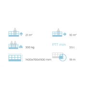 Zed 21.3 JHL - Nacelle VL CTE 21 m - Double pantographe, bras télescopique et jib_5