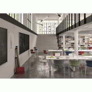 Fauteuil de travail Cove - Référence OCOVEA01-CU2A - Assise rembourrée et tapissée_5