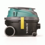 Aspirateur professionnel poussière - V-CAN-12 - Filtration 3 niveaux et design compact_5