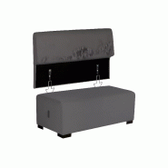 Canapé 2 places gris anthracite_5