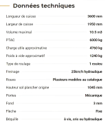 Modèle BH 6 avec rehausses adaptées aux utilisateurs professionnels