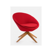 Fauteuil d'accueil vintage CIRCLE - Design épuré des années 60 - Différentes configurations disponibles_5