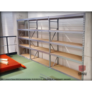 Rayonnage mi-lourd SMAI - robuste et polyvalent pour réserve, atelier, logistique - Profondeur 500 à 1200 mm - Hauteur jusqu'à 5400 mm_5