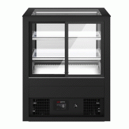 Vitrine à pâtisserie réfrigérée 1210 mm - LED et 2 étagères_5