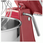 Batteur Melangeur Planétaire à tête inclinable 7L - 2 kg de pâte - Rouge_5
