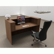 Bureau d'accueil Delta First monocolor - Mobel Linea - 164, Acacia foncé_6