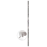 Vidaxl porte d'entrée blanc 108x208 cm pvc 3157096_5