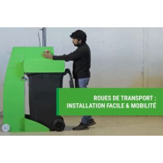 Compacteur de déchets BP 240/360L sur roues - Pour une gestion optimisée des déchets._6