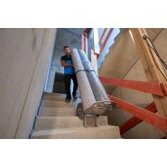 Diable électrique 160 kg pour mobilier de bureau - CARGOMASTER C160 - aluminium, monte escalier avec roues increvables_5