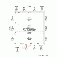 Chambre froide négative 13,31 m3 (2700 x 3000 x 2200 mm) avec monobloc de paroi_5