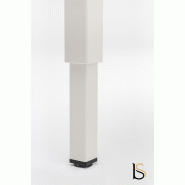 Bureau droit réglable en hauteur OGI Y - MDD - Blanc, 120 x 80 cm_5