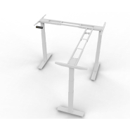 Piètement motorisé pour bureau assis debout avec hauteur réglable 65 à 130 cm - 3 moteurs - charge 150 kg - CORNERDESK_5