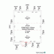 Chambre froide négative 10,41 m3 (2400 x 2700 x 2200 mm) avec monobloc de paroi_5