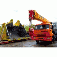 Godet rétro pour pelle komatsu pc5500_6