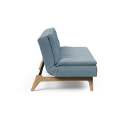 Innovation Living - Canapé design Dublexo Eik tissu Soft Indigo convertible lit 210x115 cm - pieds chêne clair_5