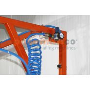 Table de réparation Pneumatico WT-2 avec pédale réglable et bac vertical