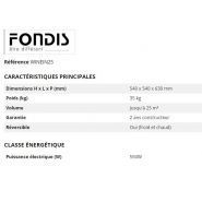 Climatiseur de cave à vin discret, silencieux et économique - IN25 - S.G.M.N. E-TRADE S.A.S - Puissance 500W pour volumes jusqu'à 25m3_5