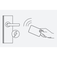 Porte simple sur-mesure anti-effraction CR4 avec pare-balles FB7, pleine ou vitrée - Metal Quartz_5