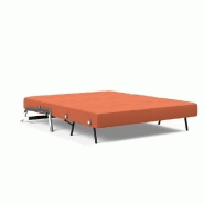 Innovation Living - Canapé design Cubed 02 Chrome convertible 160x200 cm - Tissu Argus Rust_5