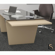 Bureau de direction Larus en verre trempé - Dellarovere - 230_5