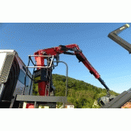 Grue auxiliaire Fassi F165AZ - 15,7 tm de capacité de levage - bras hydraulique jusqu'à 8,25 m_5