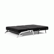 Canapé design convertible Cubed 02 Chrome Innovation Living - 140x200 cm - Faunal Black_5