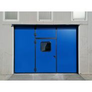 Porte pliante industrielle - Panneaux rigides anti-cambriolage - Hermétique et sécurisée_5