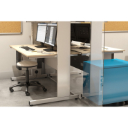 Table informatique multi-niveaux modulable pour l'aménagement des espaces techniques, salles serveurs ou laboratoires - DATA_5