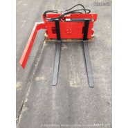 Retourneur de palox à tête rotative - attelage Euro - OPE ISO 2 Euro - capacité 2500 kg_5