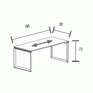 Bureau individuel piètement fermé So Sierro_5