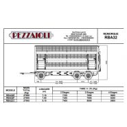 Rba32 - remorque bétaillère - carrozzeria pezzaioli - essieux jumelés simples fixes de 10000 kg_5