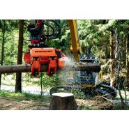 Grappin coupeur forestier Woodcracker CS - diamètre de coupe 580 à 750 mm - ouverture 1430 à 1600 mm - acier Hardox ultra-robuste_5