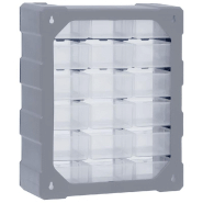 Vidaxl organisateur multi-tiroirs avec 18 tiroirs centraux 38x16x47 cm 149598_5