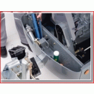 Pompe à chape avec boîte à outils intégrée de 40 litres