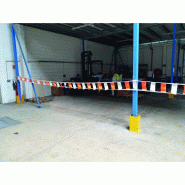 Bandeau de signalisation en tissu - Rouge / Blanc_5