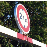 Portique universel tournant réglable 5-12 m pour parking, limitation de hauteur_5