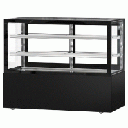 Vitrine réfrigérée pour pâtisserie MADRID - 1500 mm - 2 étagères - Noir_5