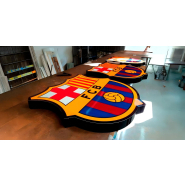 Caisson lumineux LED avec formes personnalisables - base aluminium, éclairage LED_5