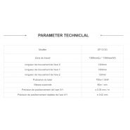SF1313G - Petite machine de découpe laser 2D - Senfeng Leiming - puissance 750W à 1.5KW avec protection complète_5