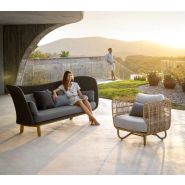 Fauteuil Aliona extérieur - design moderne et intemporel - tissu résistant à l'eau et à l'humidité_5