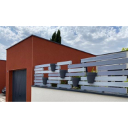 Clôture PVC personnalisable - CHLORIS PRESTIGE - sur-mesure avec options de couleur et hauteur ajustable_5