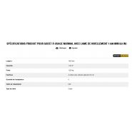 Godet d'excavation à usage normal avec lame de nivellement - caterpillar finance france - 1 600 mm (63 in) - poids 1229 kg_5